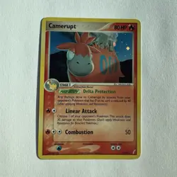 💫SWIRL💫 Pokemon TCG Camerupt 3/100 Crystal Guardians Holo Delta Species - Image 1