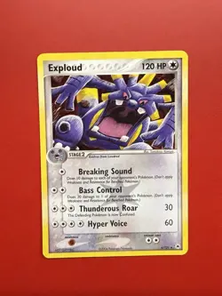 Pokemon Exploud 6/101 EX Hidden Legends REVERSE HOLO Rare Vintage 2004 LP - Image 1