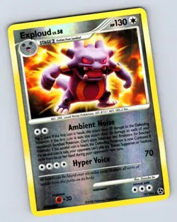 Exploud 17/106 Rare Great Encounters Pokemon Reverse Holo Lightly Played - Image 1