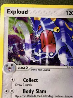 Exploud 3/106 EX Emerald Holo Rare Stage 2 English 120 HP 2005 - Image 2
