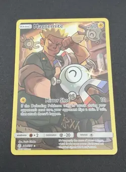 Magnemite Secret Rare SM Cosmic Eclipse 242/236 Lightning Holofoil Pokemon - Image 1