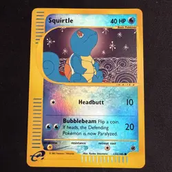 Pokemon Squirtle 132/165 Reverse Holo English - Image 1