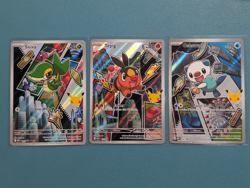 Pokemon TCG First Partner Illustration Series 2 Snivy Tepig Oshawott 3 - Image 1