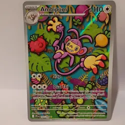 The Pokemon Company Ambipom 107/094 Me02 Phantasmal Flames Illus Rare Holo Eng - Image 1