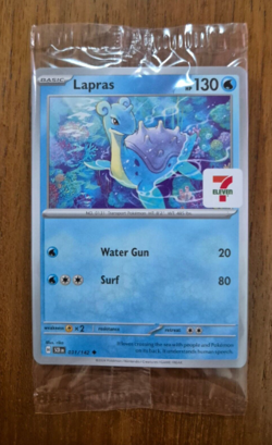 7-11 PROMO POKEMON SCARLET & VIOLET STELLAR CROWN LAPRAS #031/142 AUS SELLER - Image 1