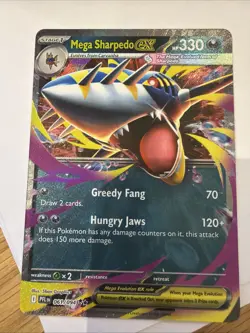 061/094 Mega Sharpedo Ex Phantasmal Flames English Pokemon Tcg - Image 1