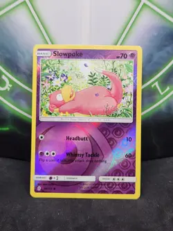 Pokemon Slowpoke 48/145 Guardians Rising Reverse Holo NM - Image 1