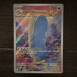 Pokemon TCG Wailord 162/159 SV09: Journey Together Illustration Rare Holo ENG - Image 1