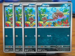 Pokemon TCG Chaos Rising Skrelp 058/086 x4 Playset - Image 1