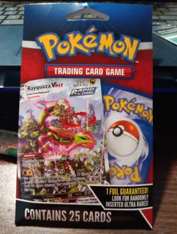 Pokemon Pack 25 Cards 1 Foil Guaranteed Rand Inserted Ultra Rare(BOUNUS)+5 Foils - Image 1