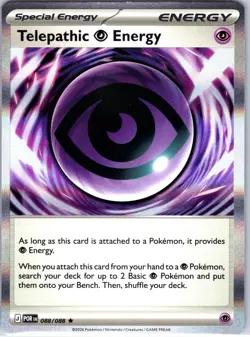 Telepathic Psychic Energy 088/088 Rare Perfect Order Pokemon Holo Near Mint - Image 1
