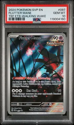 Pokemon Pokemon TCG Flutter Mane 097 Sv Scarlet & Violet Promo Cards Holo PSA 10 - Image 1