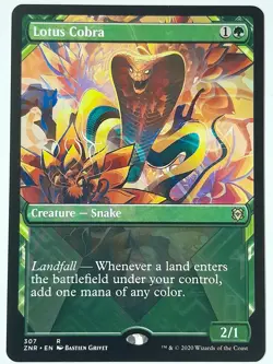 Lotus Cobra (Showcase #307) - NM Near Mint - ZNR Zendikar Rising - MTG Magic - Image 1