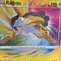 Pokemon Card TCG - Raikou 050/185 Amazing Rare Vivid Voltage Near Mint - Image 2