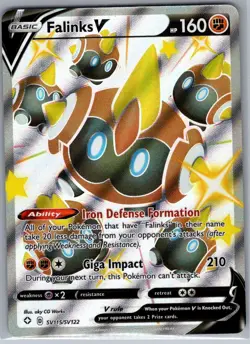 Falinks V SV115/SV122 Shining Fates: Shiny Vault - Pokemon Card - NM - Image 1