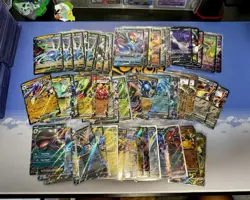 Pokemon TCG 60 card lot! Ex’s and V’s. Near mint! - Image 1