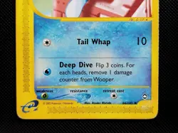 (LP-MP) Wooper 66/147 2002 Aquapolis Regular Uncommon Pokemon Card - Image 3