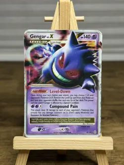 Gengar LV.X Arceus Holo Ultra Rare Card 97/99 2009 English - HP/DMG - Image 1