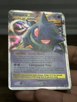 Gengar LV.X Arceus Holo Ultra Rare Card 97/99 2009 English - HP/DMG - Image 4