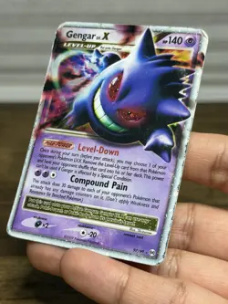 Gengar LV.X Arceus Holo Ultra Rare Card 97/99 2009 English - HP/DMG - Image 5