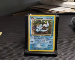1999 Pokemon Jungle Set 1st Edition VAPOREON Holo Rare 12/64 NM MT UNPLAYED - Image 1