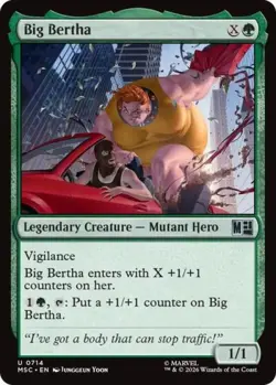 ~ Big Bertha ~ NM ~ Commander: Marvel Super Heroes ~ MTG ~ - Image 1