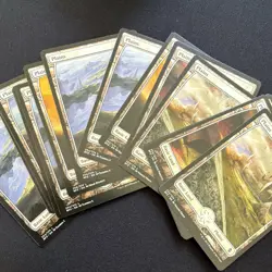 Mtg full art lands BFZ Basic Land Lot Plains Island Swamp Mountain Forest - Image 2