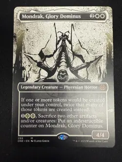 MTG - Mondrak, Glory Dominos - ONE 299 - Phyrexia All Will Be One - Showcase - Image 1