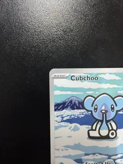 POKEMON CUBCHOO 109/086 BLACK BOLT ILLUSTRATION RARE LP - Image 3