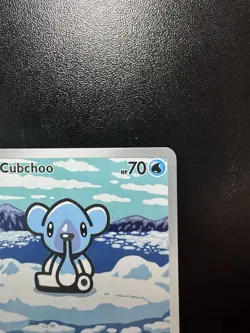 POKEMON CUBCHOO 109/086 BLACK BOLT ILLUSTRATION RARE LP - Image 4