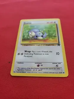 Pokemon: Dratini #53/82 Team Rocket WOTC 2000 Vintage Non-holo - NM / LP - L7 - Image 4