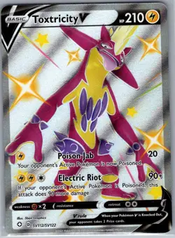 Toxtricity V SV112/SV122 Shining Fates: Shiny Vault - Pokemon Card - NM - Image 1
