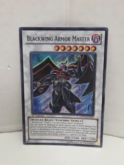 Yugioh Super Rare 1st Edition Blackwing Armor Master DP11-EN013 - Image 2
