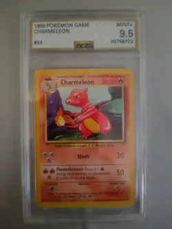 1999 Pokemon Charmeleon AGS 9.5 #24 24/102 - Image 5