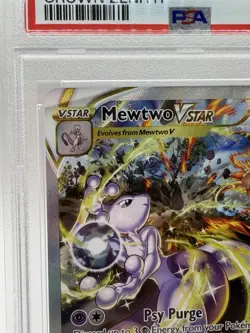 Mewtwo VSTAR Holo GG44/GG70 Pokemon Crown Zenith Galarian Gallery PSA 9 Mint - Image 2