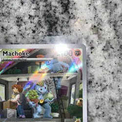 Pokemon TCG Machoke Scarlet & Violet 151 Illustration Rare 177/165 NM Condition - Image 3