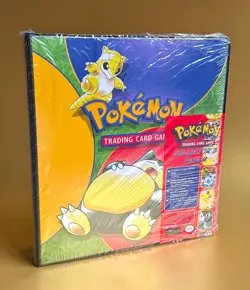 Pokemon 1999 New Sealed Vintage 3-Ring Binder Collectors Album, Wizards, Snorlax - Image 1