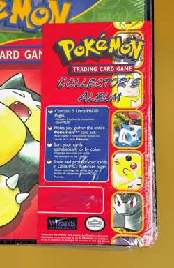 Pokemon 1999 New Sealed Vintage 3-Ring Binder Collectors Album, Wizards, Snorlax - Image 3