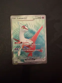 Latias ex NM 220/191 Sv08: Surging Sparks Pokemon TCG Holo - Image 1
