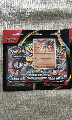 Chaos Rising Charmeleon 3-Pack Blister New Sealed Pokemon TCG - Image 1