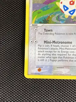 Pokemon TCG Togepi 50/109 Team Rocket Returns Reverse Holo Stamped English MP/LP - Image 5