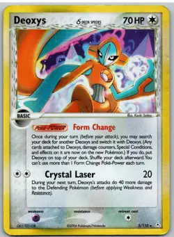 Deoxys 5/110 Holo Rare Holon Phantoms Pokemon - Image 1