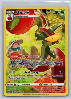 Flapple TG02/TG30 Holo Astral Radiance Trainer Gallery Pokemon NM - Image 1