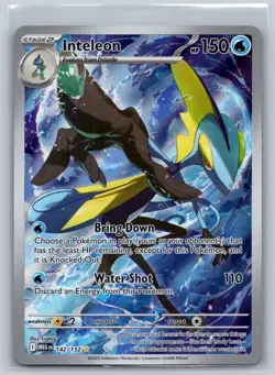 Inteleon 142/132 Illustration Rare Mega Evolution Pokemon Holo Near Mint - Image 1