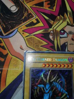 Tri-Horned Dragon lob-e000 Unltd Ed (HP) Secret Rare Yu-Gi-Oh! - Image 3
