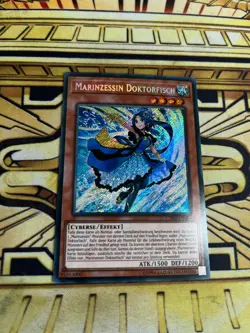 Yugioh Marinzessin Doktorfisch CHIM-DE004 Secret Rare - Image 1