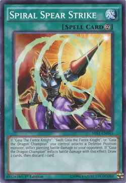 Spiral Spear Strike - MIL1-EN043 - Common - 1st Edition Lightly Played Millenniu - Image 1