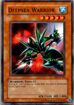 Deepsea Warrior - DB1-EN193 - Common - Unlimited Edition x1 - Lightly Played - Image 1