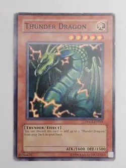 Yu-Gi-Oh! - TCG Thunder Dragon DLG1-EN041 Dark Legends Unlimited Common 1996 - Image 1