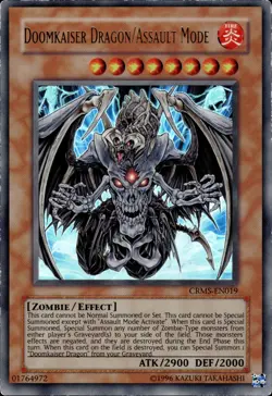 Doomkaiser Dragon/Assault Mode - Ultra Rare CRMS-EN019 - LP - YuGiOh - Image 1